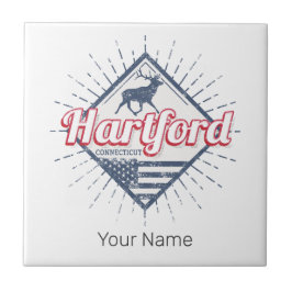 Hartford City Connecticut United Stater USA Kakelplatta