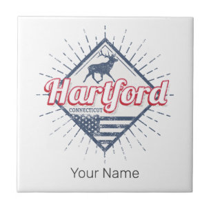 Hartford City Connecticut United Stater USA Kakelplatta