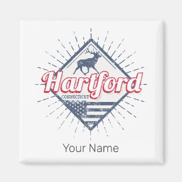 Hartford City Connecticut United Stater USA Magnet
