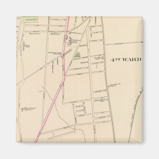 Hartford, Connecticut Magnet (Framsidan)