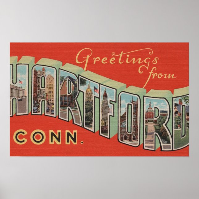 Hartford, Connecticut - Stora Brev Scenes 3 Poster (Framsidan)