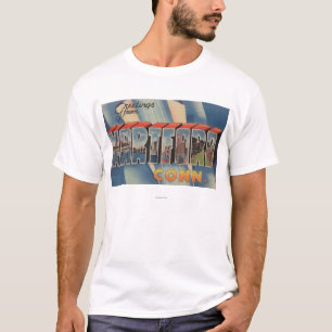 Hartford Connecticut - stora brevplatser 2 T Shirt
