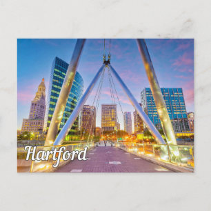 Hartford, Connecticut, USA Helg Vykort