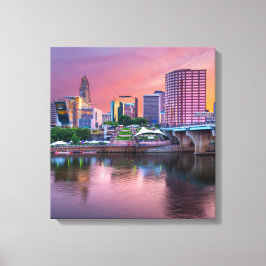 Hartford Connecticut Wrapped Canvas 16,80 x 17,50 