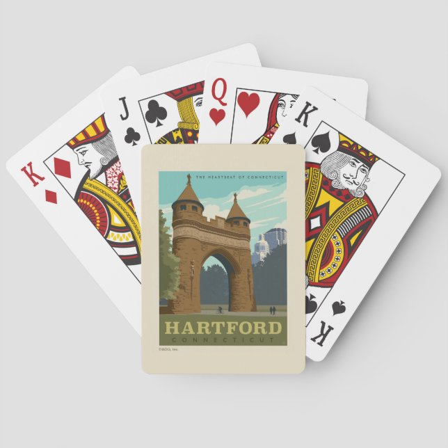 Hartford, CT Casinokort (Baksidan)