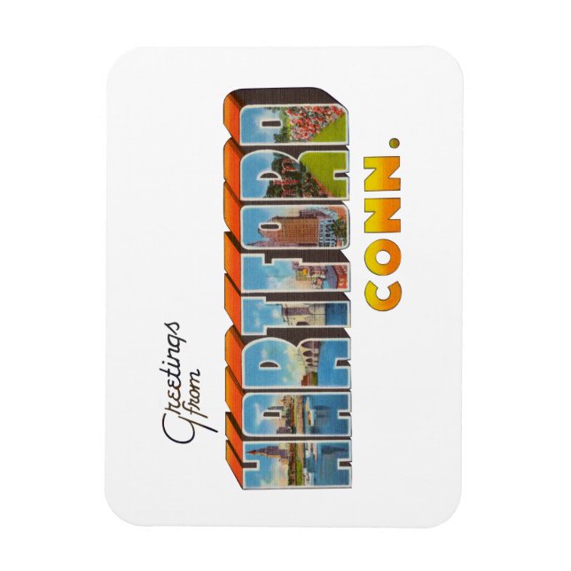 Hartford CT Magnet (Vertikal)