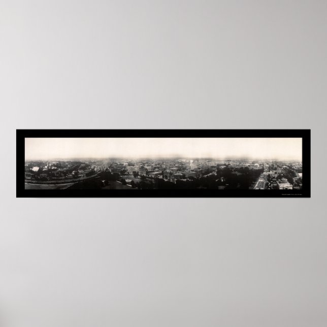 Hartford CT Panoramic Photo 1913 Poster (Framsidan)
