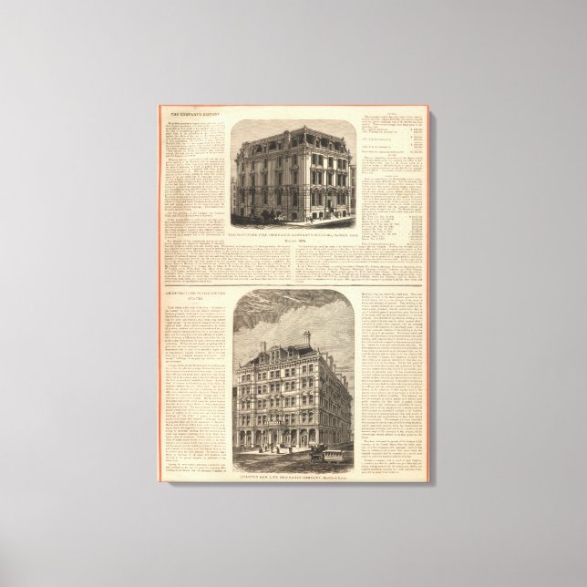 Hartford Fire Insurance Company Canvastryck (Framsida)