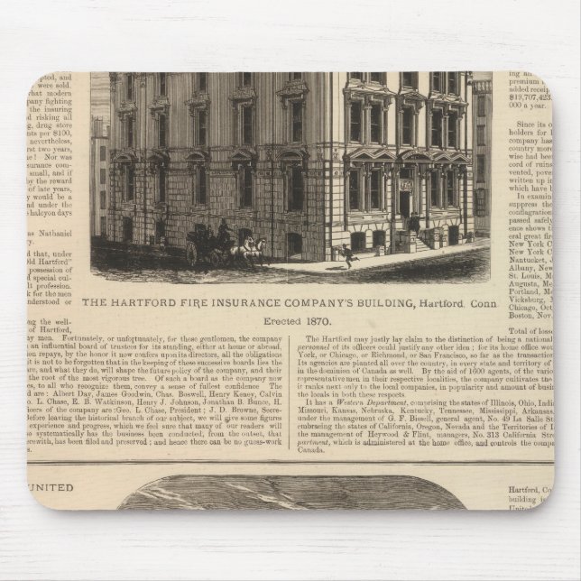 Hartford Fire Insurance Company Musmatta (Framsidan)