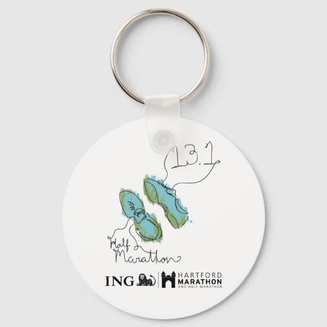 Hartford Hal-Marathon: Shoes Nyckelring (Framsida)