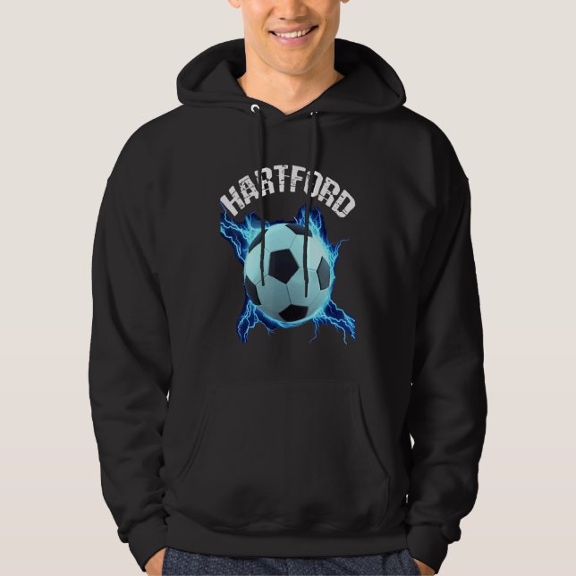 Hartford Soccer Retro Hoodie (Framsida)