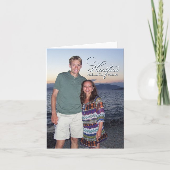 Hartford Tack för ditt kort (Framsida)