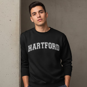 HARTFORD Universitetsstil-tröja Amerika College Lång Ärmad Tröja