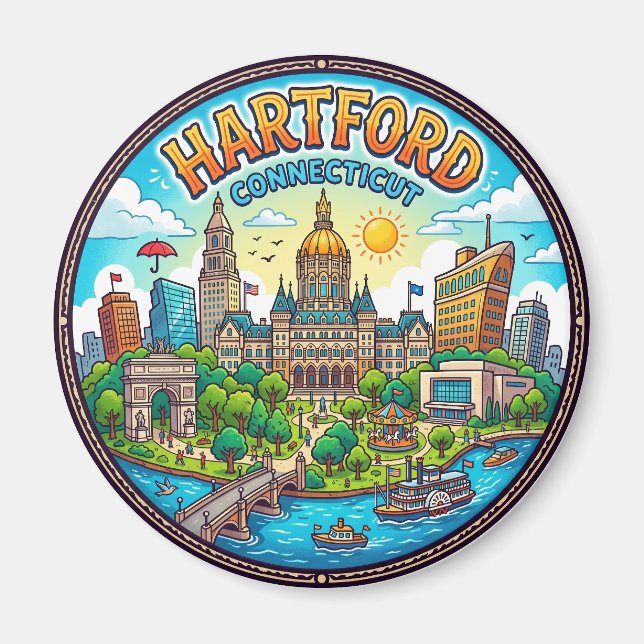 Hartford USA Magnet (Framsidan)