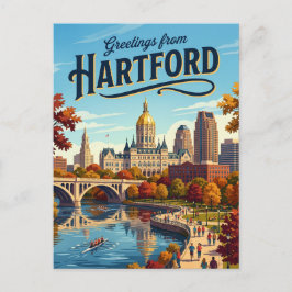 Hartford USA Vykort