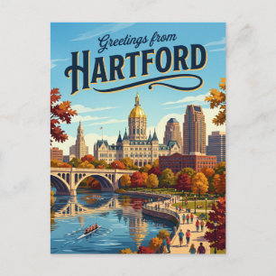 Hartford USA Vykort