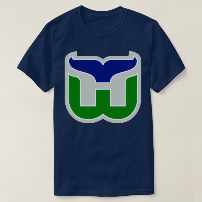 Hartford Whalers 1 T Shirt (Design framsida)