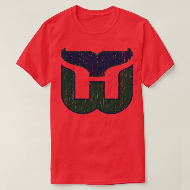 Hartford Whalers T Shirt (Design framsida)