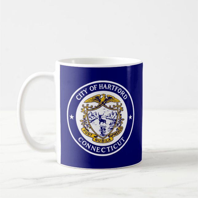 Hartfords flagga, Connecticut Kaffemugg (Vänster)