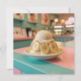 Hartglassad Banan Sundae | Retro Glass- och Godisa