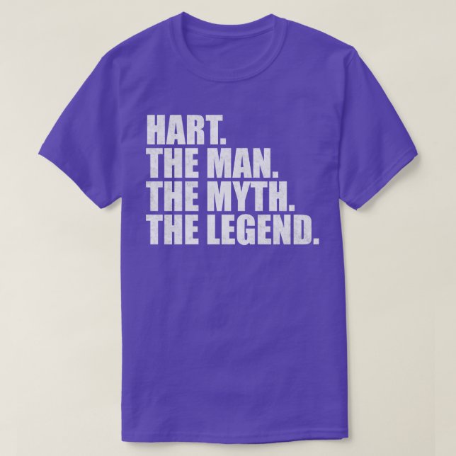 HartHart Family namn Hart efternamn Hart Efternamn T Shirt (Design framsida)
