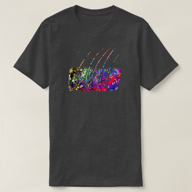 Hårtillväxt Steg 3 T Shirt (Design framsida)