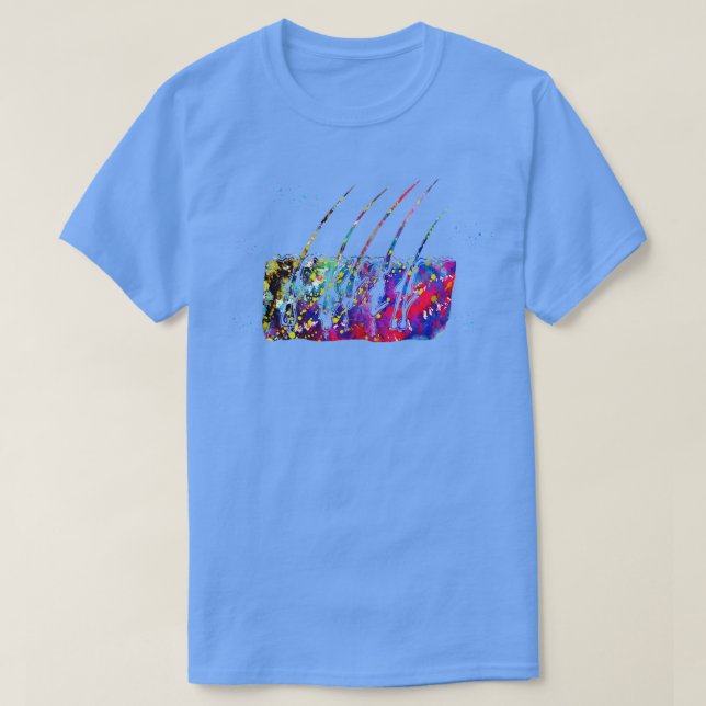 Hårtillväxt Steg 3 T Shirt (Design framsida)