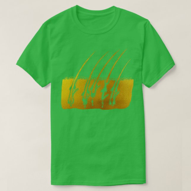 Hårtillväxt Steg 4 T Shirt (Design framsida)