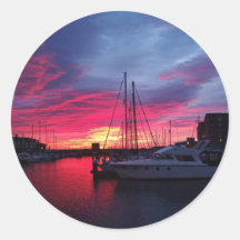 Hartlepool Marina Solnedgång