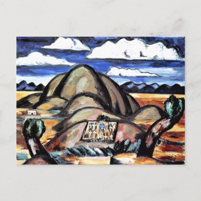 Hartley - Indiska kyrkogården, New mexico Vykort (Framsida)