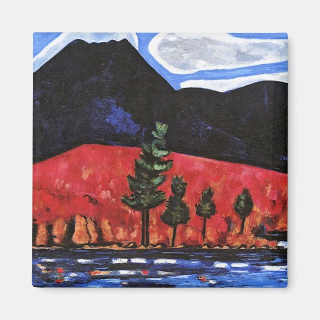 Hartley - Mount Katahdin, Maine, Förenade Stater Magnet (Framsidan)