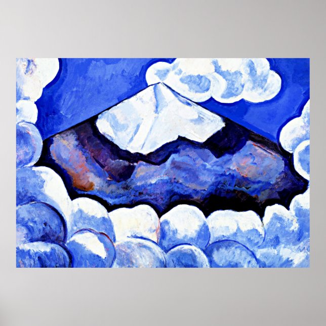 Hartley - Popocatepetl, andad morgon Poster (Framsidan)