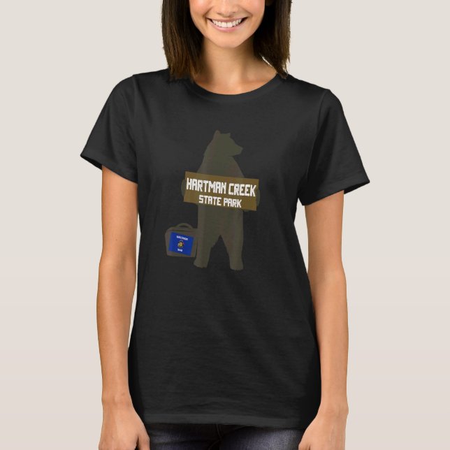 Hartman Bäck State Park Wisconsin Hitchhiking Bea T Shirt (Framsida)