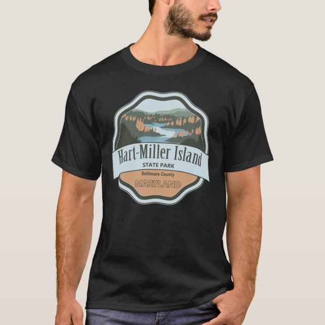 HartMiller Island State Park Baltimore T Shirt (Framsida)