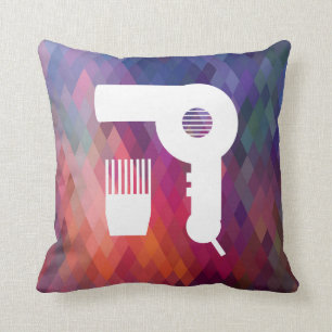 Hårtorken borstar pictogramen kudde