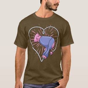 Hårtorktumlare med kabel matar och hjärta t shirt