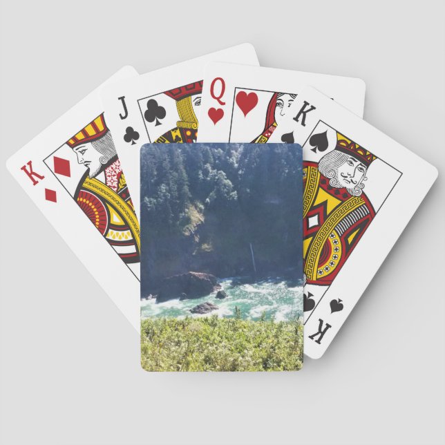 Hart's Cove, Oregon Kusten Casinokort (Baksidan)