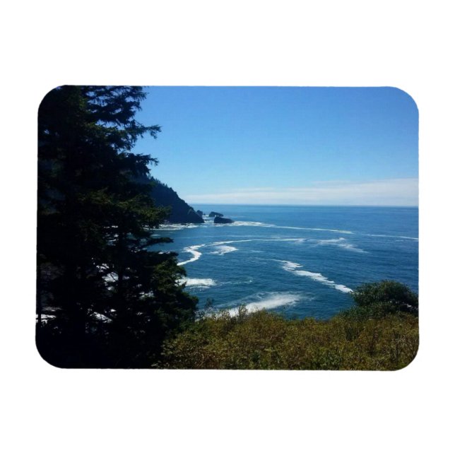 Hart's Cove, Oregon Kusten Magnet (Horisontell)
