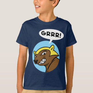 Harts passerar "GRRR!", Utslagsplats: Blått T-shirt