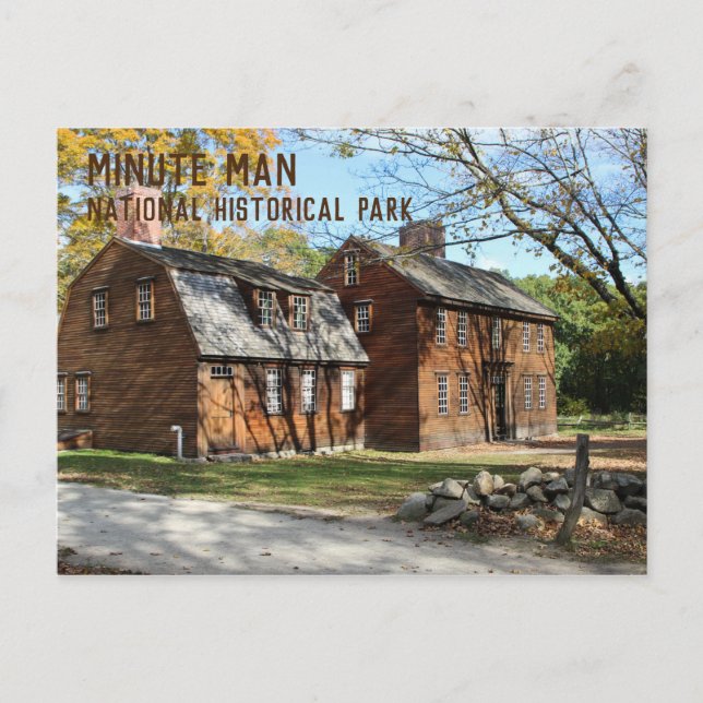 Hartwell Tavern, Minute Man National Hist. Park Vykort (Framsida)