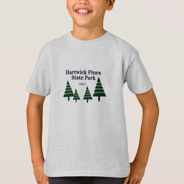 Hartwick Gräs State Park Kids T-Shirt (Framsida)