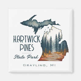 Hartwick Gräs State Park Souvenir Gift Magnet