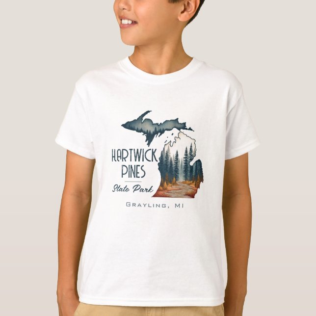 Hartwick Gräs State Park Souvenir Gift T Shirt (Framsida)