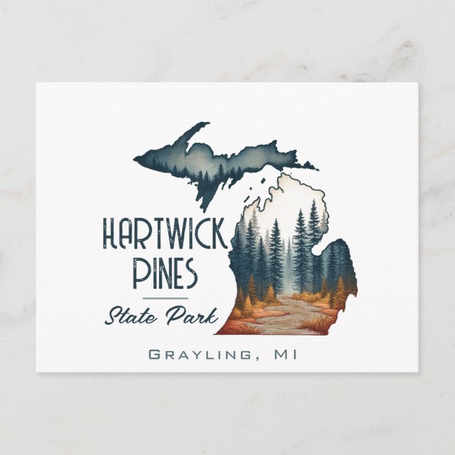 Hartwick Gräs State Park Souvenir Gift Vykort (Framsida)