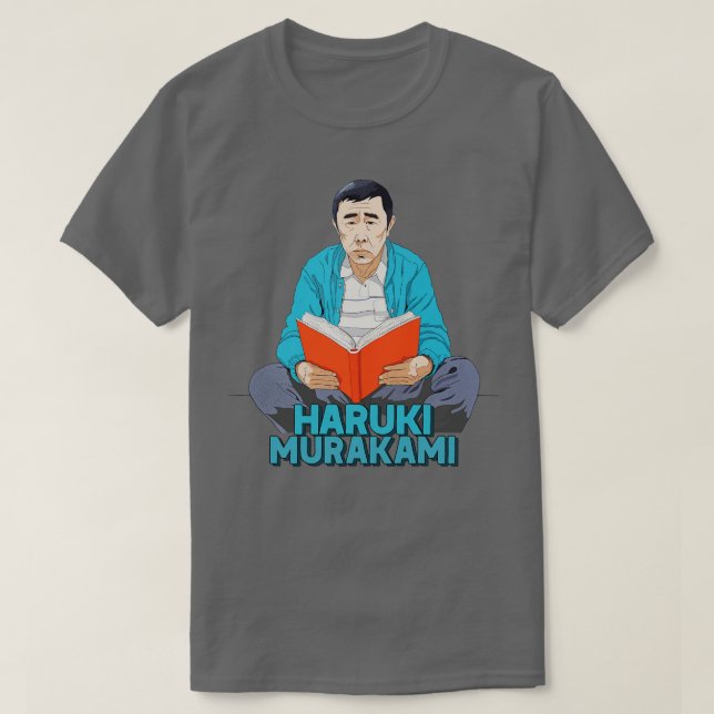 Haruki Murakami Retro Fläkt Art Design 1 T Shirt (Design framsida)