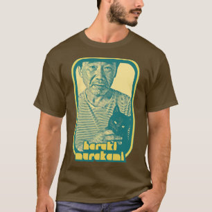 Haruki Murakami Retro Fläkt Art Design 2 T Shirt