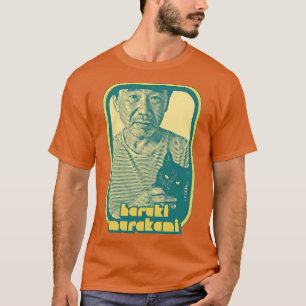 Haruki Murakami Retro Fläkt Art Design 2 T Shirt
