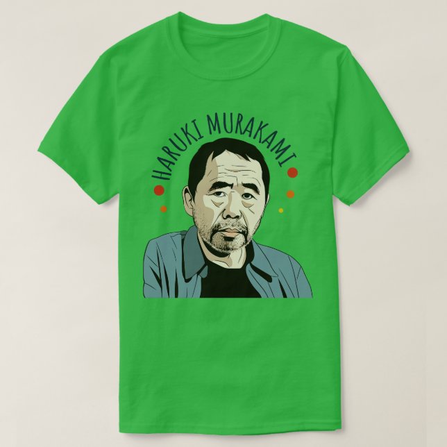 Haruki Murakami Retro Fläkt Art Design 3 T Shirt (Design framsida)