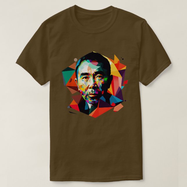 Haruki Murakami Retro Fläkt Art Design T Shirt (Design framsida)
