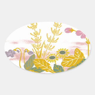 HARUKUSA OVALT KLISTERMÄRKE